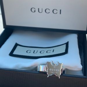 Authentic NWT Gucci Butterfly Ring Size Size 6